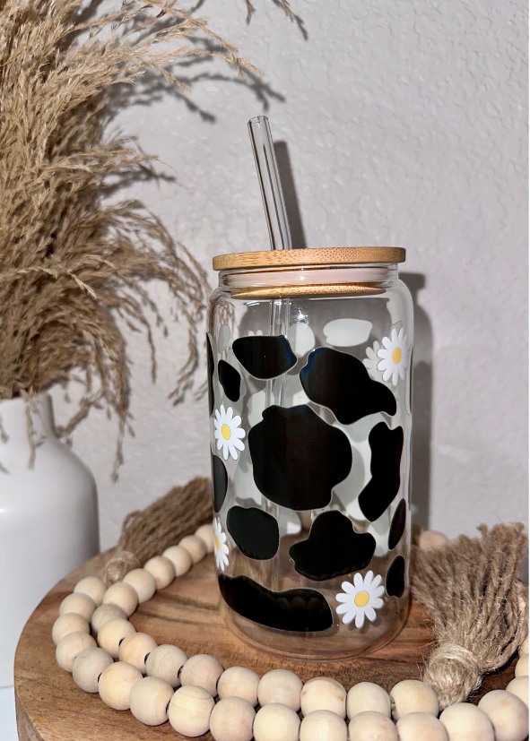 Cow Print 16oz Cup