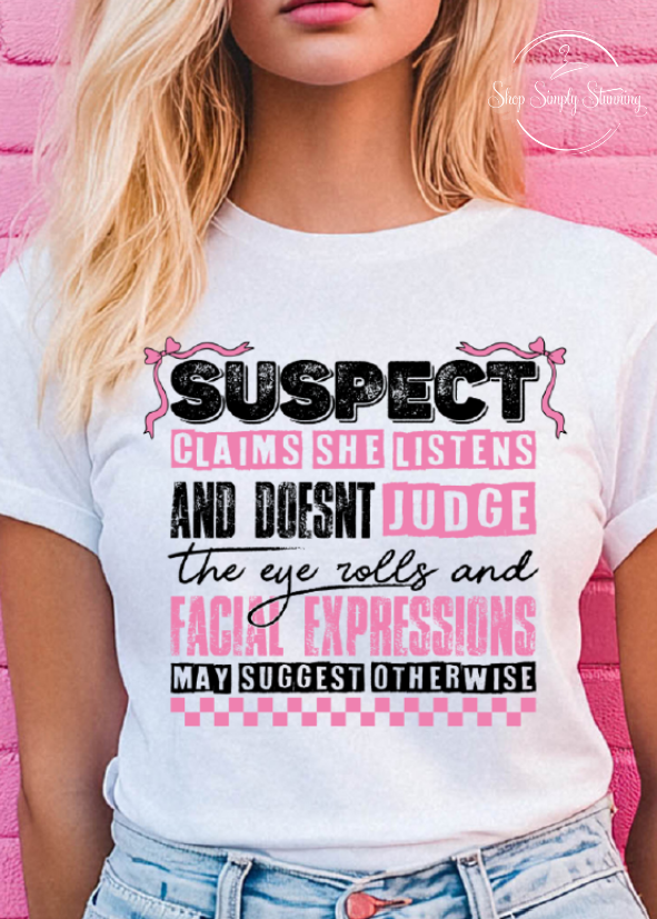 Suspect Claims She Listens